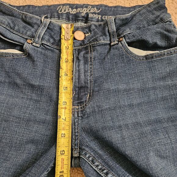 Wrangler Womens Mid Rise Bootcut Jeans 5x32 - Picture 6 of 7